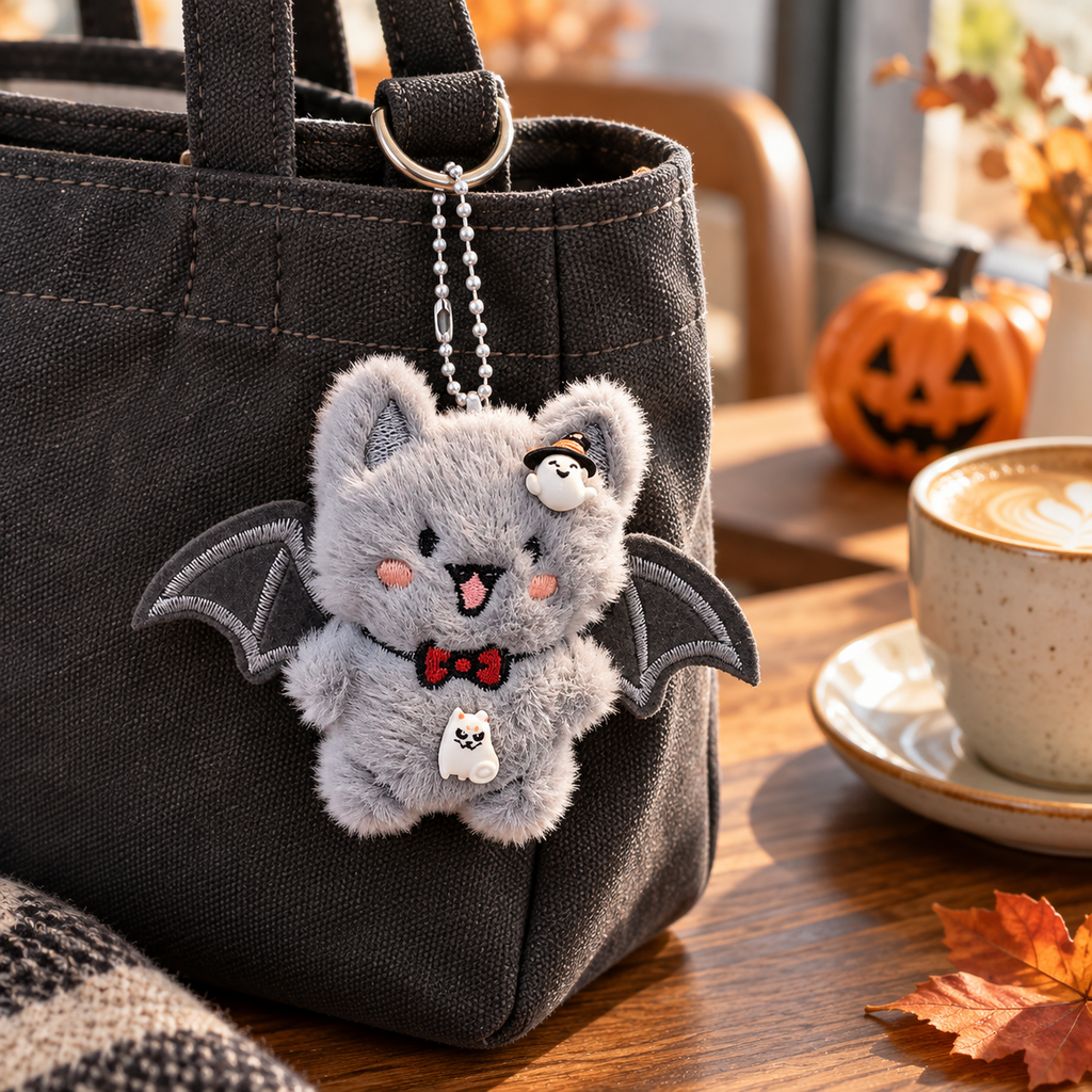Halloween Plush Keychain Charms