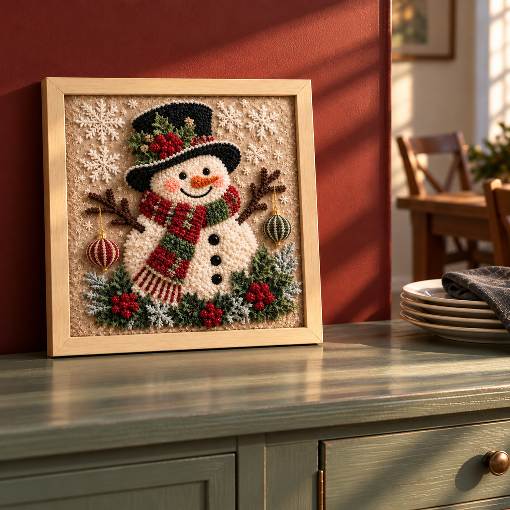 DIY 3D Christmas Tree Fabric Art Kit