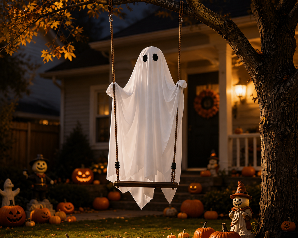 Halloween Ghost Swing Hanging Decoration