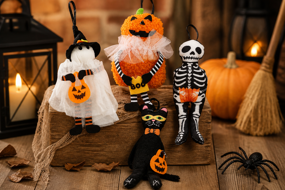 Halloween Fabric Hanging Ornaments
