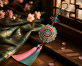 Embroidered Chinese Sachet Hanging Ornament with Tassel