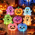 Halloween Ghost & Pumpkin Glitter Squeeze Toy