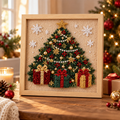 3D Christmas Tree Fabric Poke-Art Kit