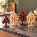 Willow Leaf Tree Trivet Set with Stand