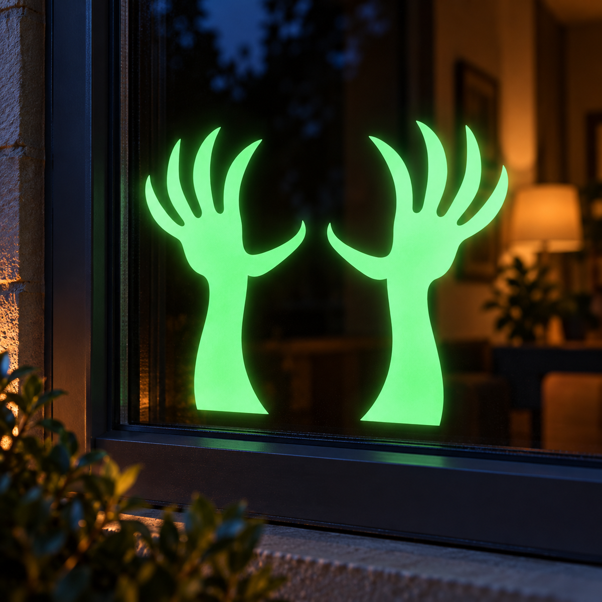 Glow-in-the-Dark Halloween Wall and Window Stickers