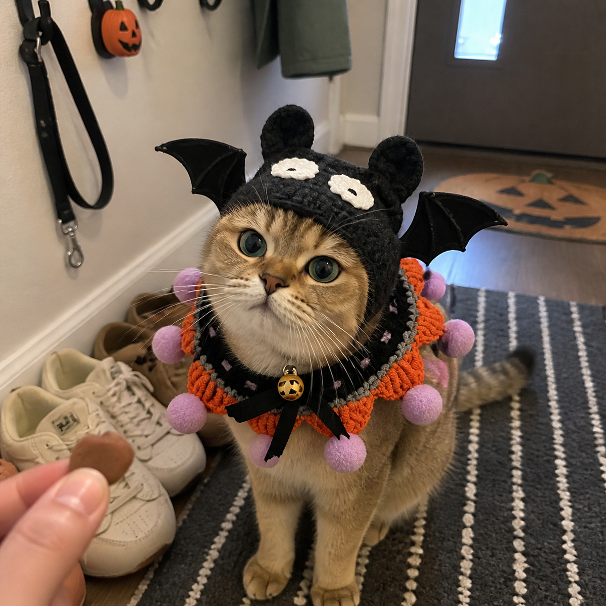 Halloween Pet Costume Collars and Hats