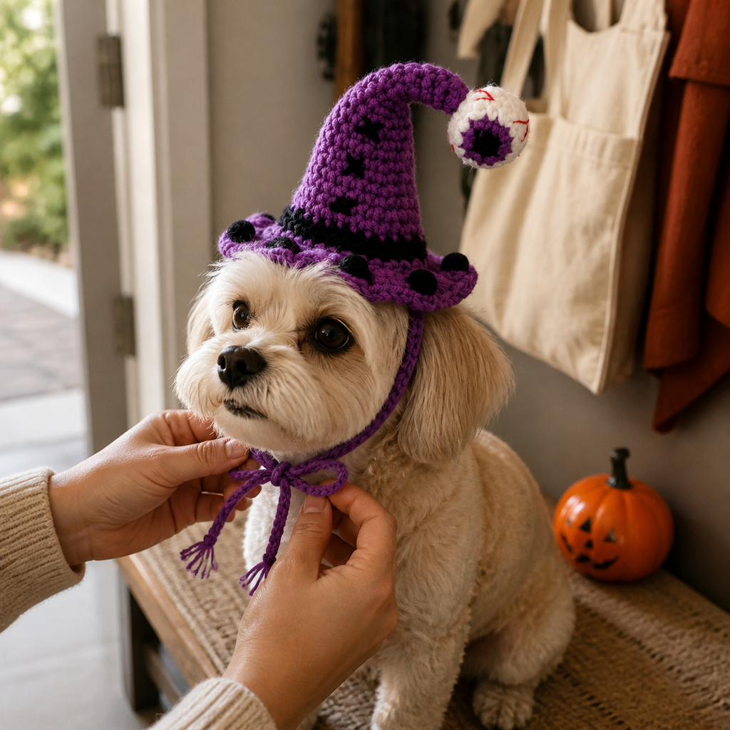 Halloween Pet Costume Collars and Hats