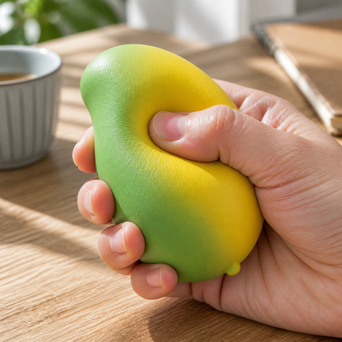 Heat-Sensitive Mango Squeeze Toy