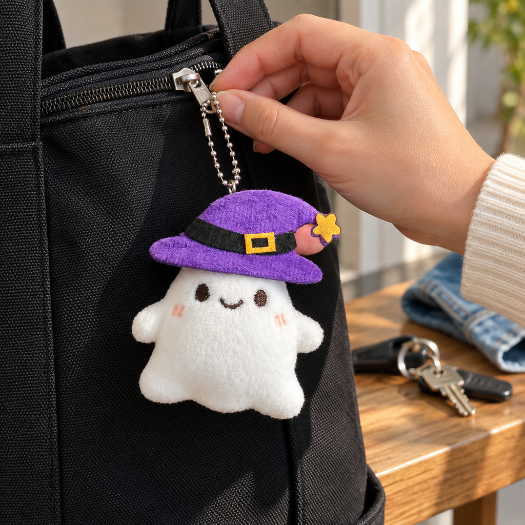 Halloween Plush Keychain Charms