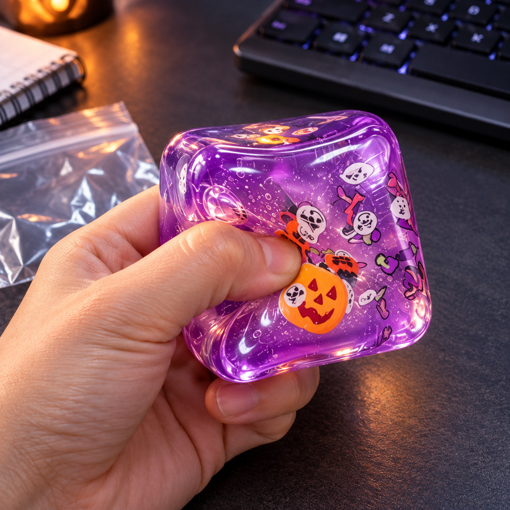 Halloween Cube Squeeze Toy