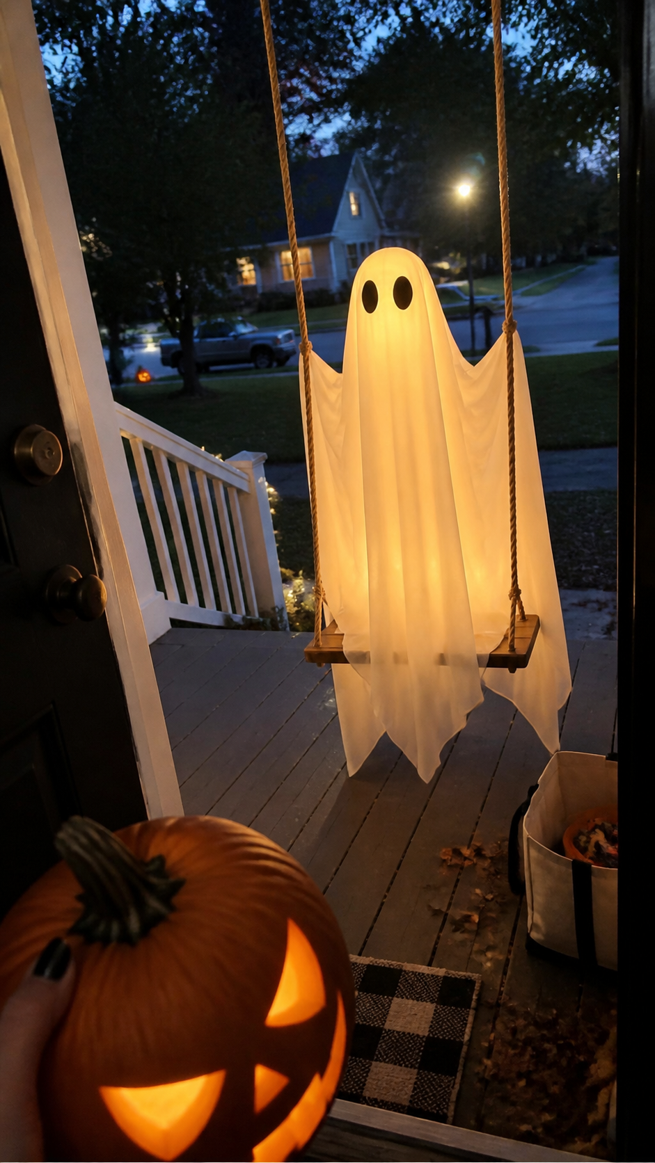Halloween Ghost Swing Hanging Decoration