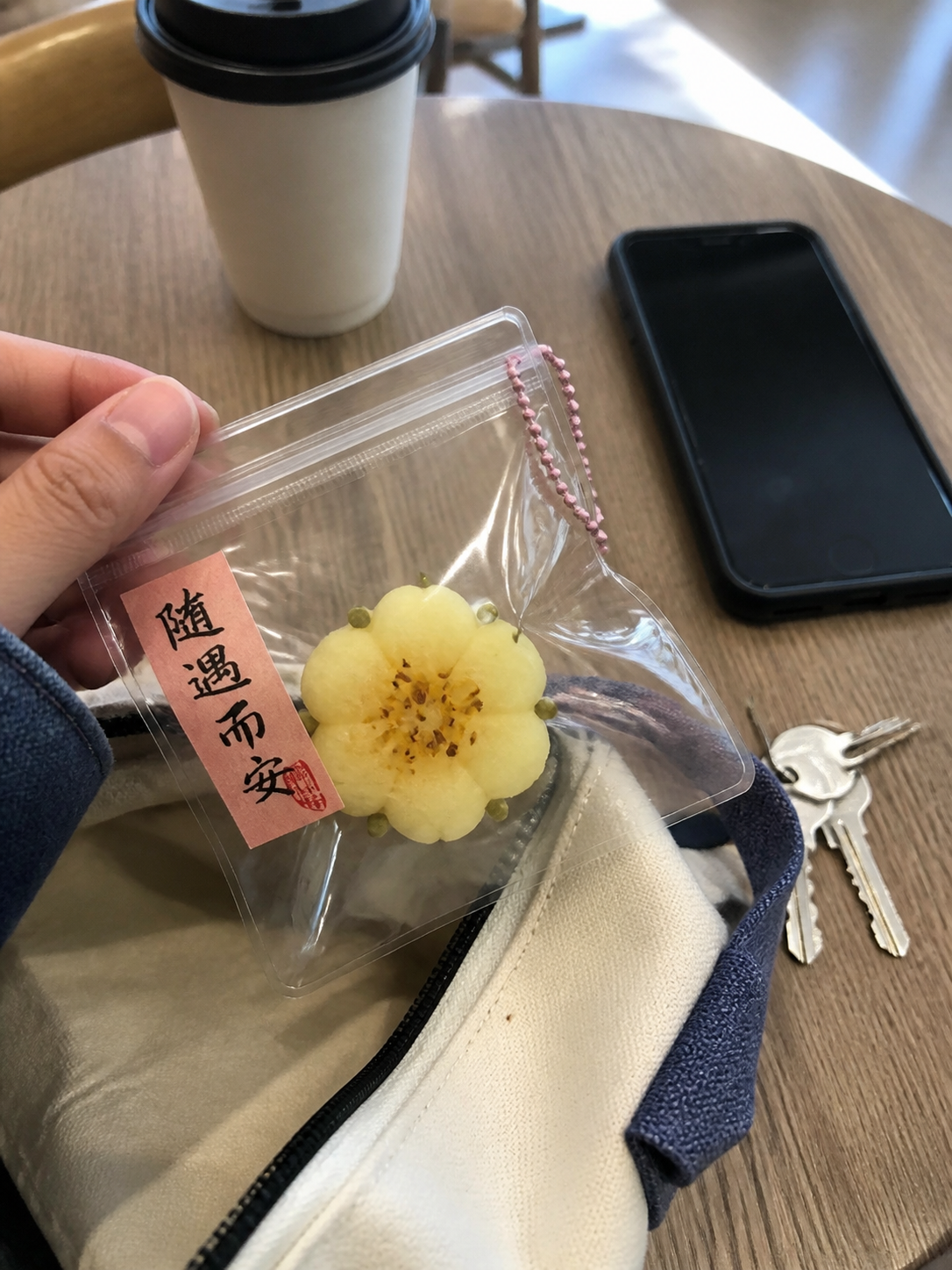 Soft TPR Osmanthus Cake Squeeze Toy