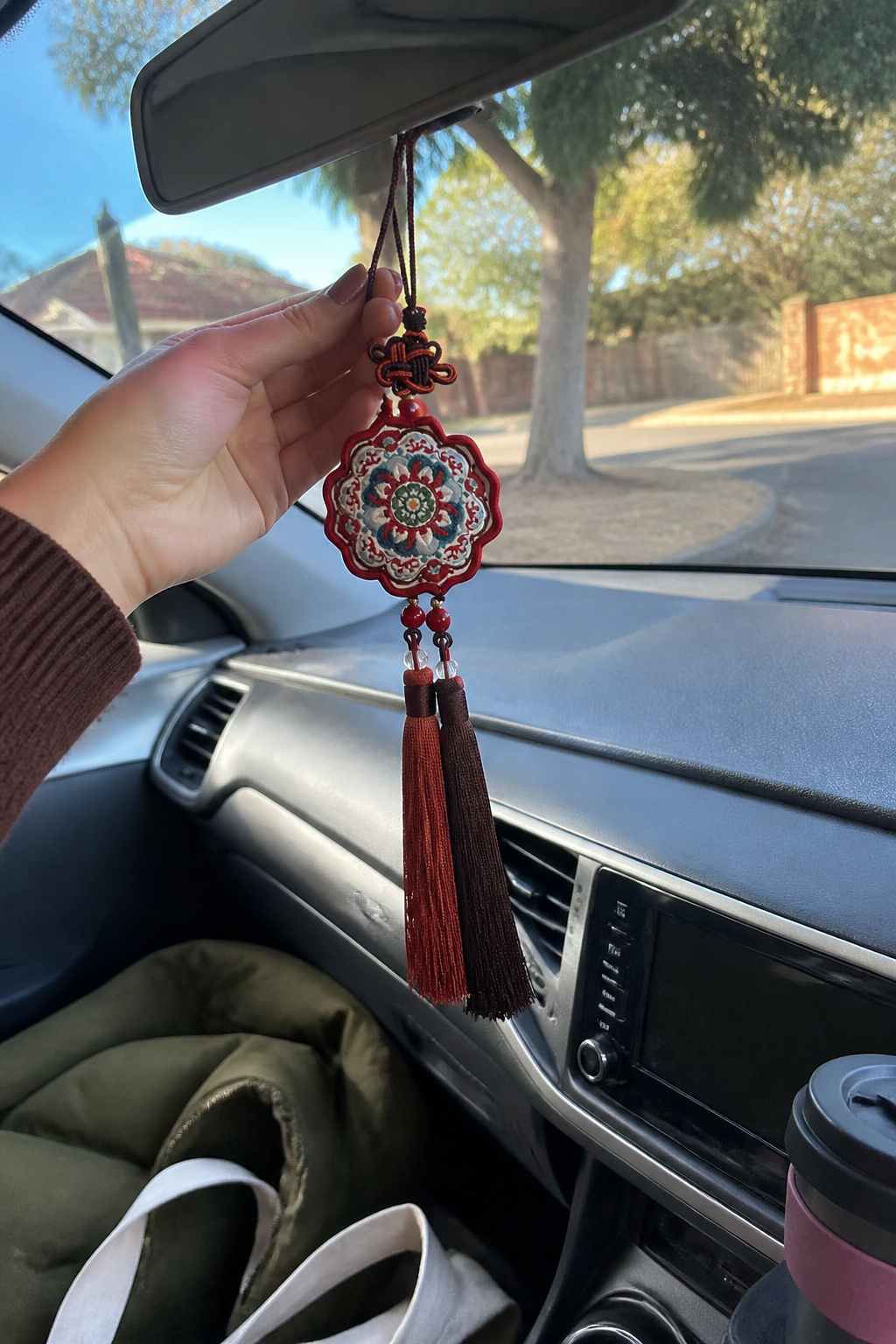 Embroidered Chinese Scented Sachet Hanging Ornament