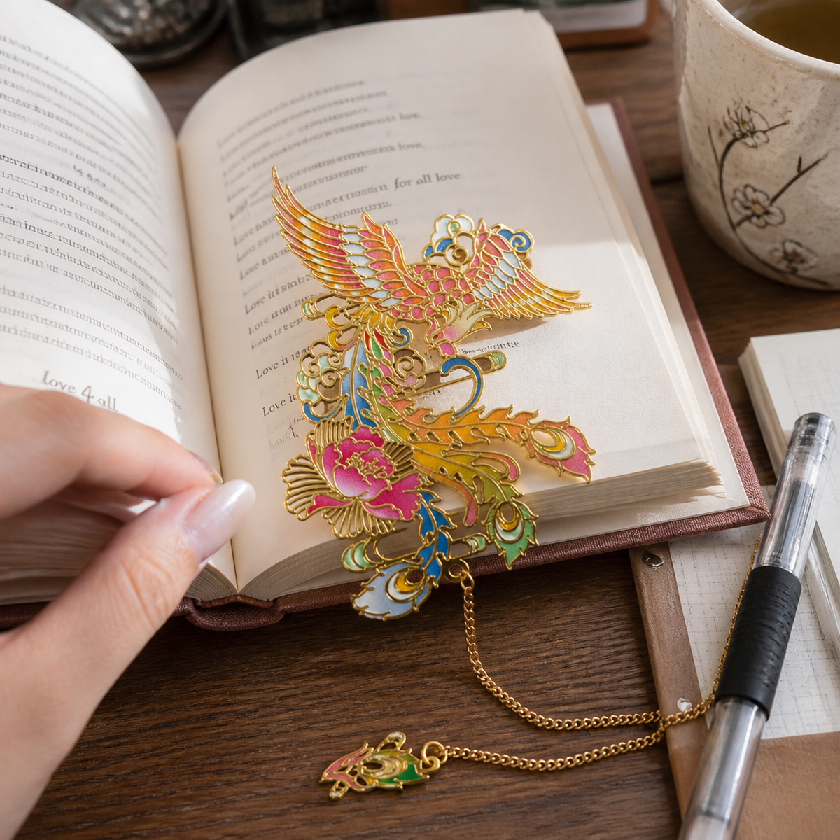Chinese Mythology Copper Bookmark & Gift Box Selections