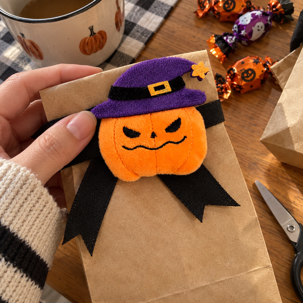 Halloween Plush Brooch and Accessory Charms