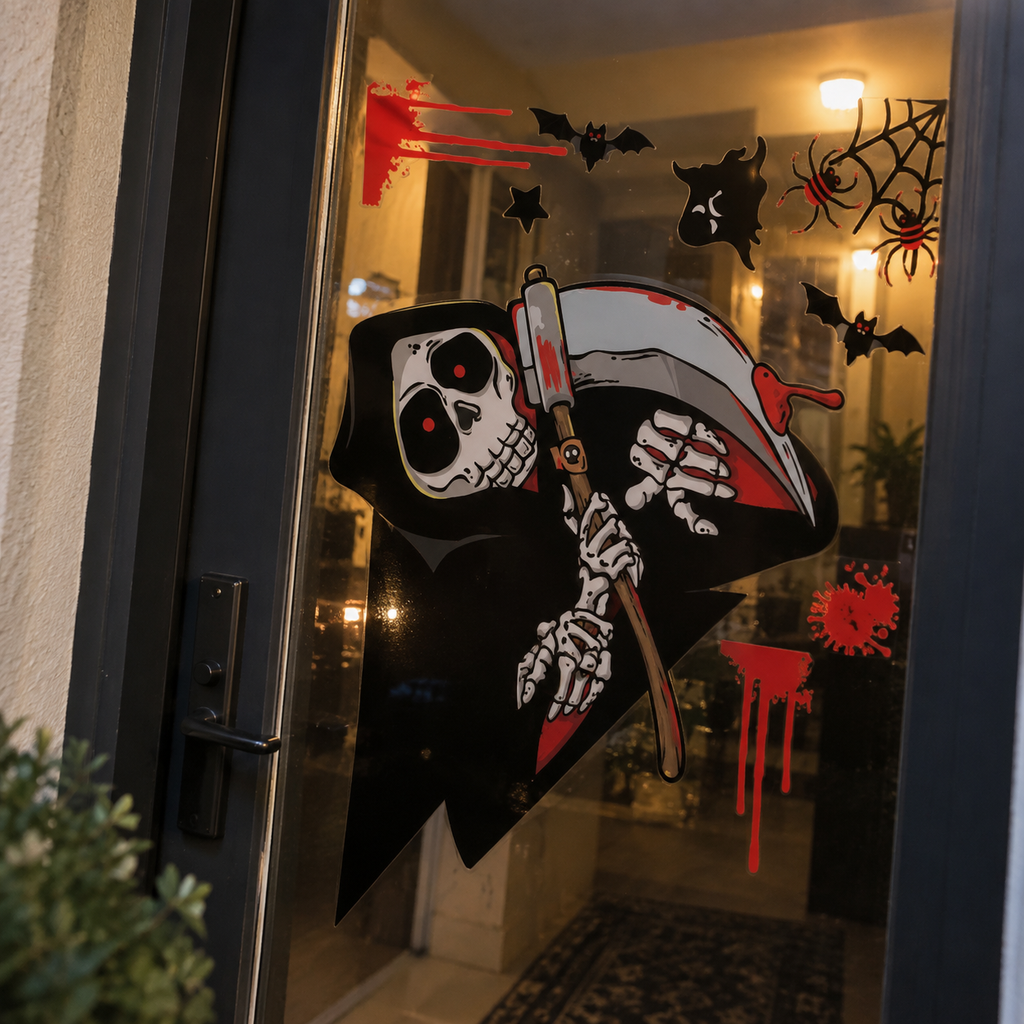 Halloween Static Window Cling Stickers