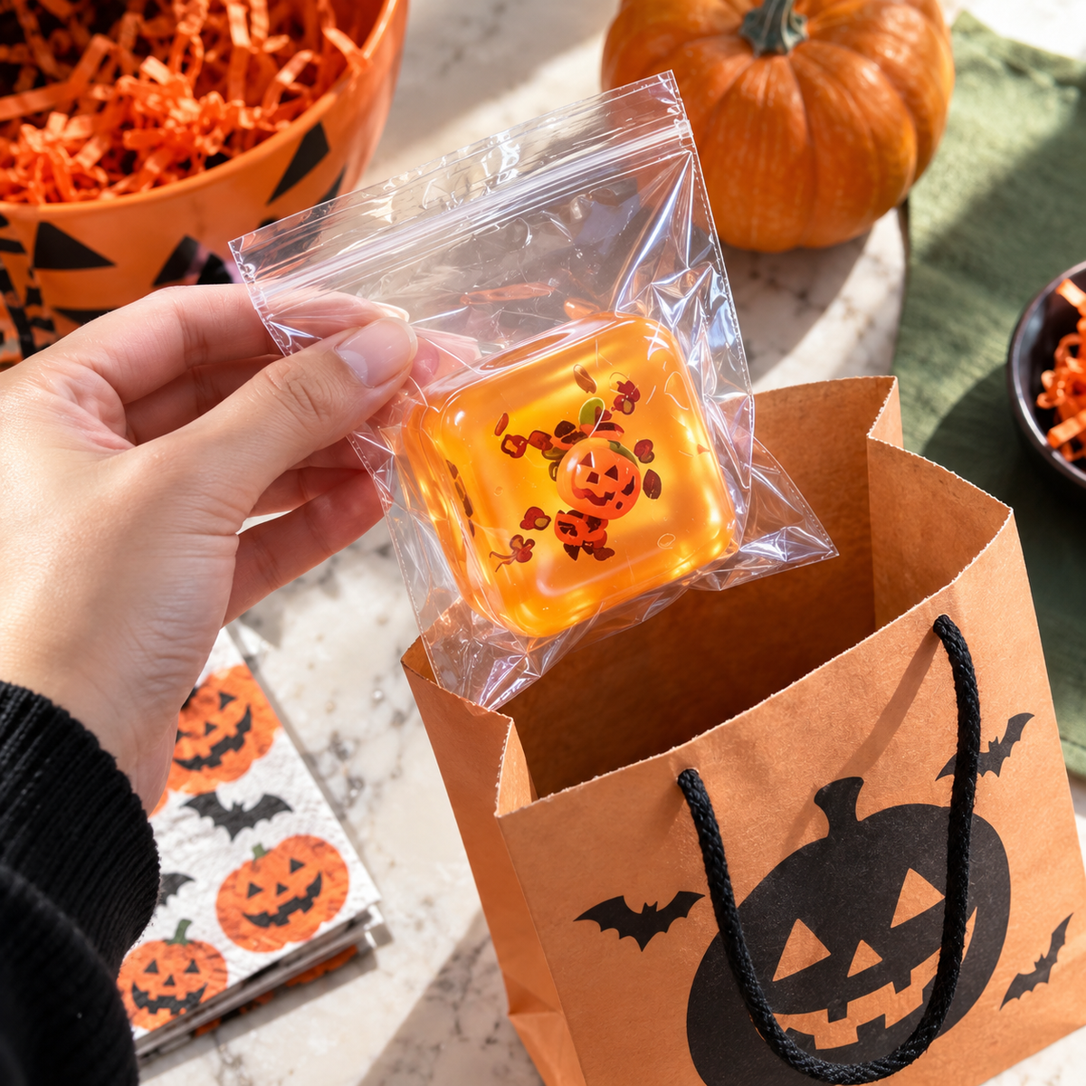 Halloween Cube Squeeze Toy