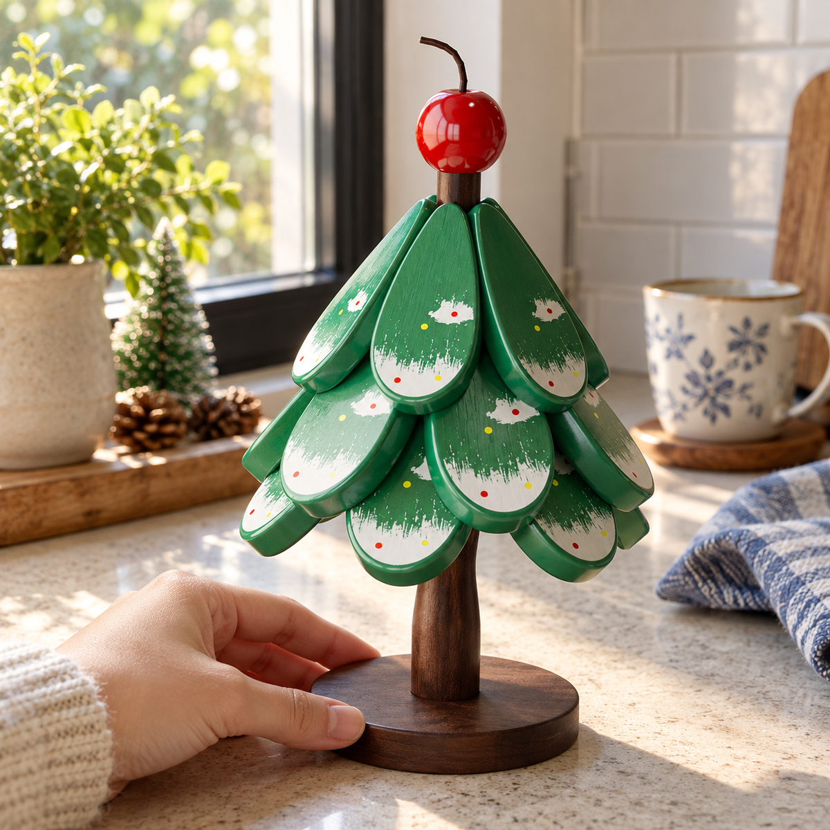 Foldable Wooden Trivets