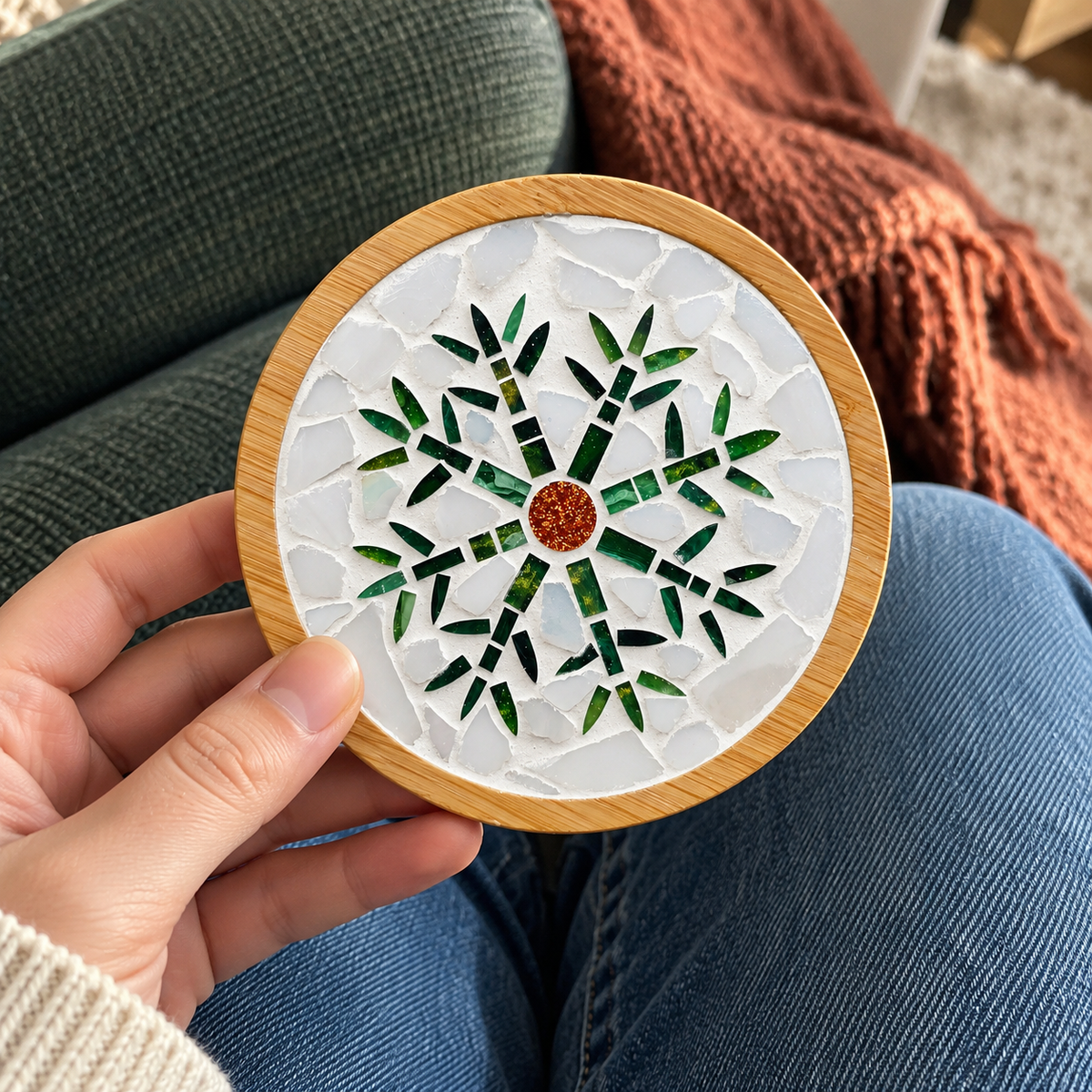 DIY Mosaic Coaster Craft Kit