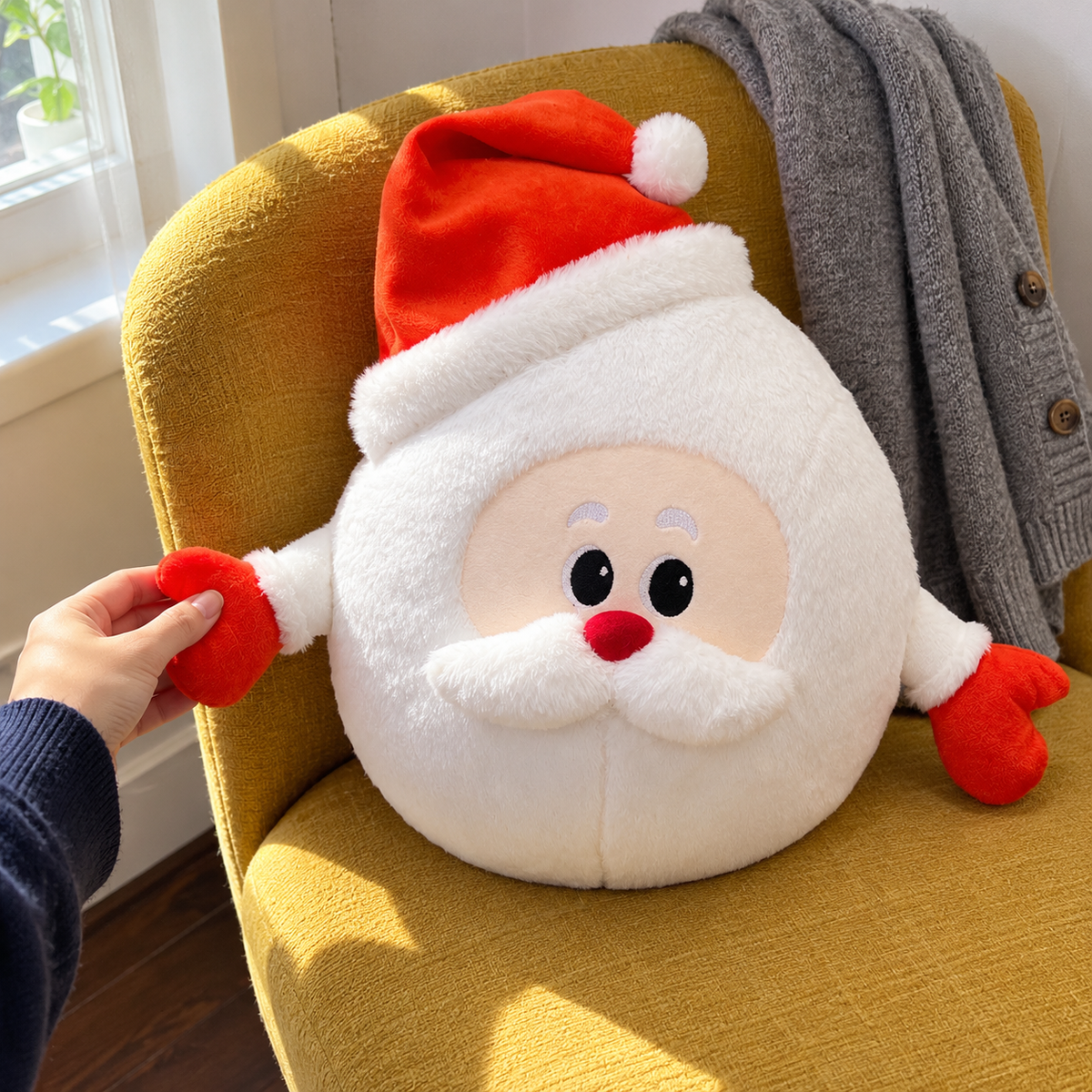 Christmas Character and Motif Plush Cushions