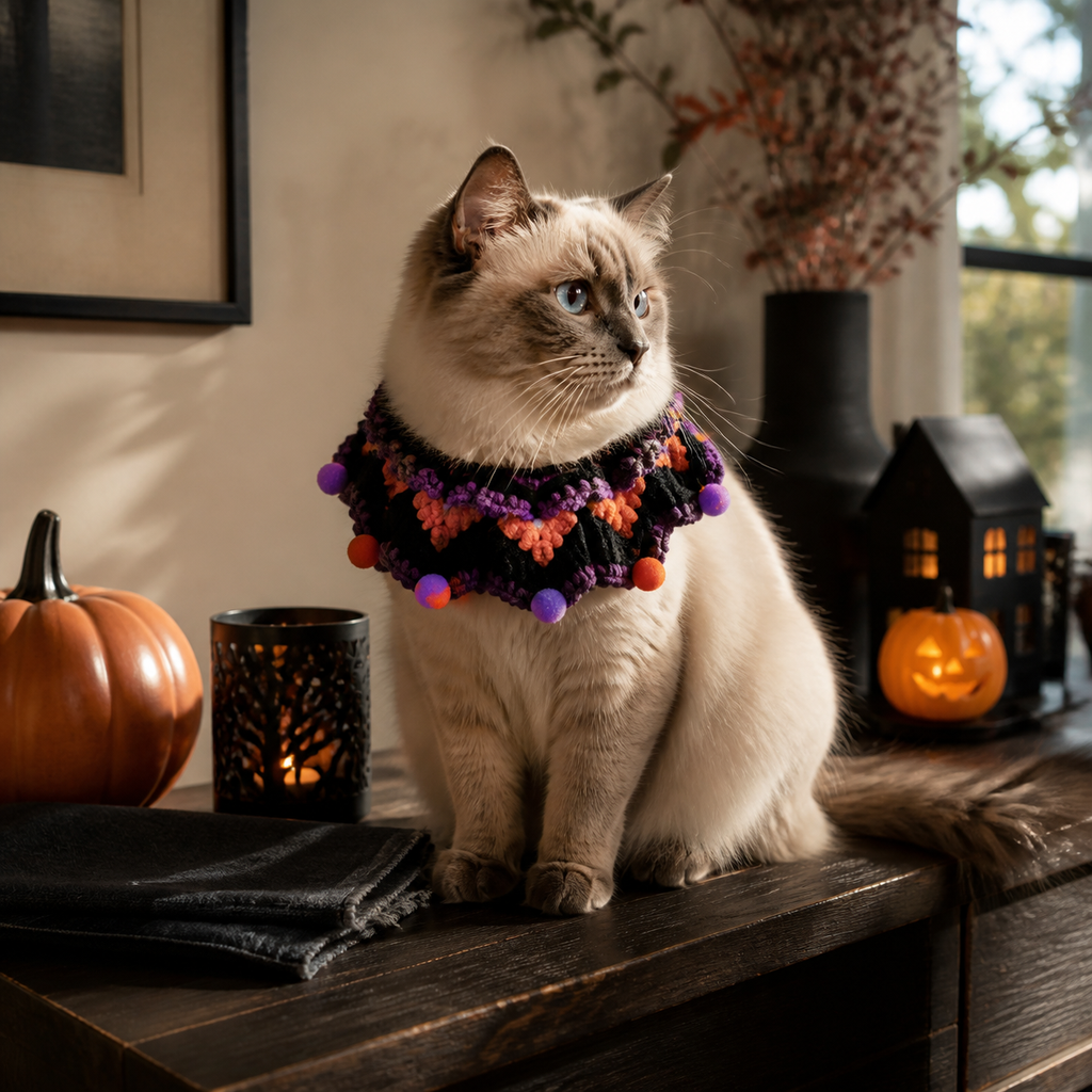 Halloween Pet Costume Collars and Hats