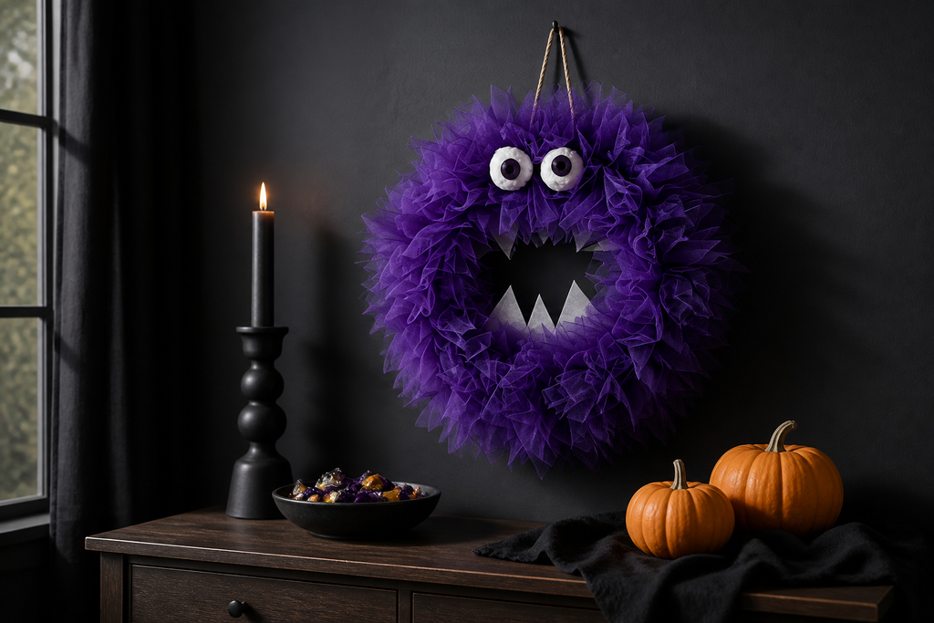 Halloween Gothic Wreath Door Decoration