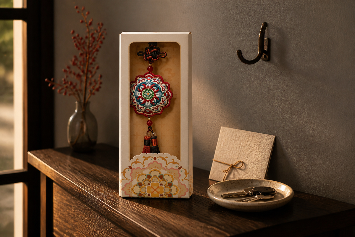 Embroidered Chinese Scented Sachet Hanging Ornament