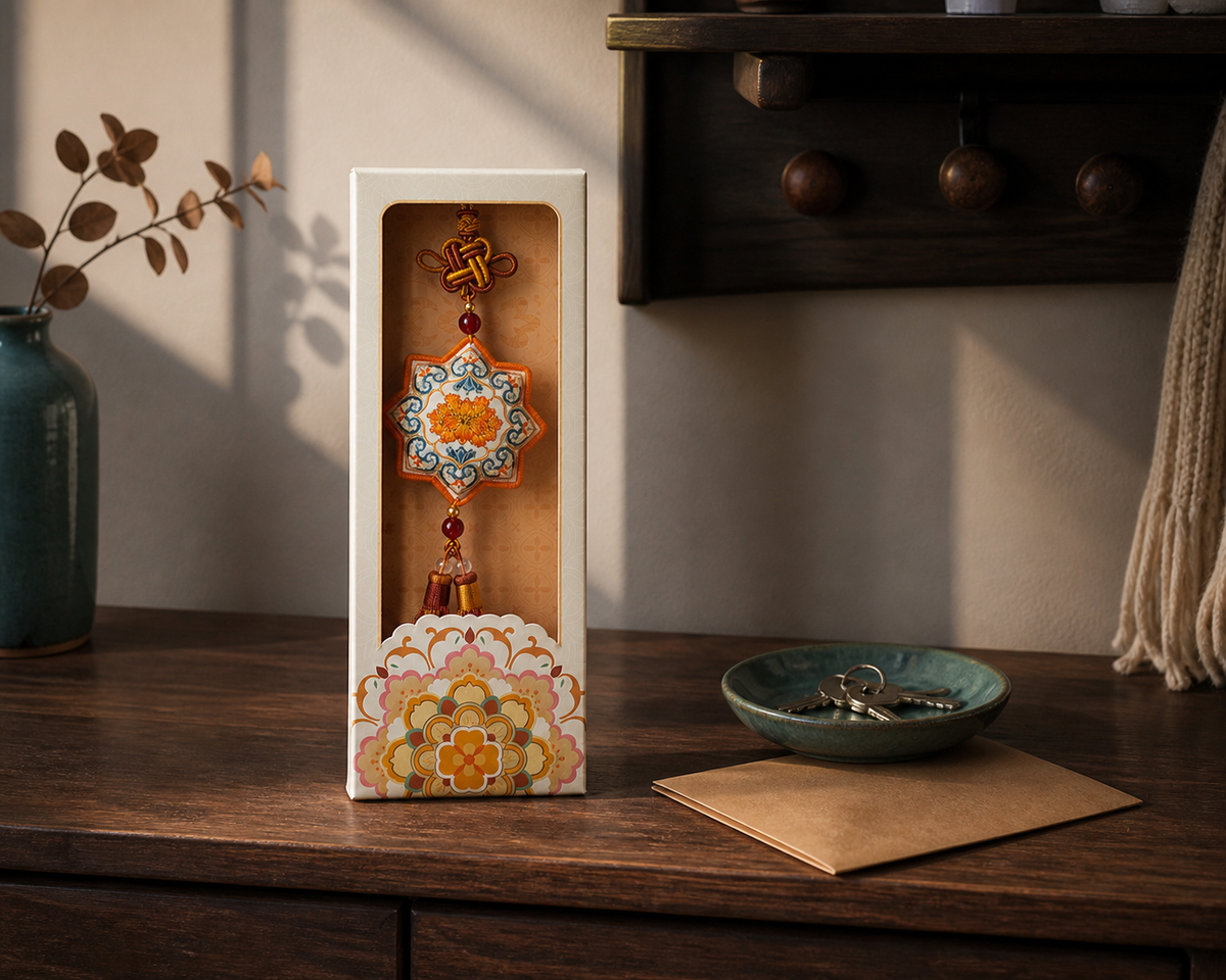 Dunhuang-Style Embroidered Scented Sachet Hanging Ornament