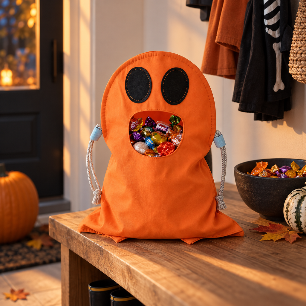 Halloween Ghost Trick-or-Treat Candy Bag