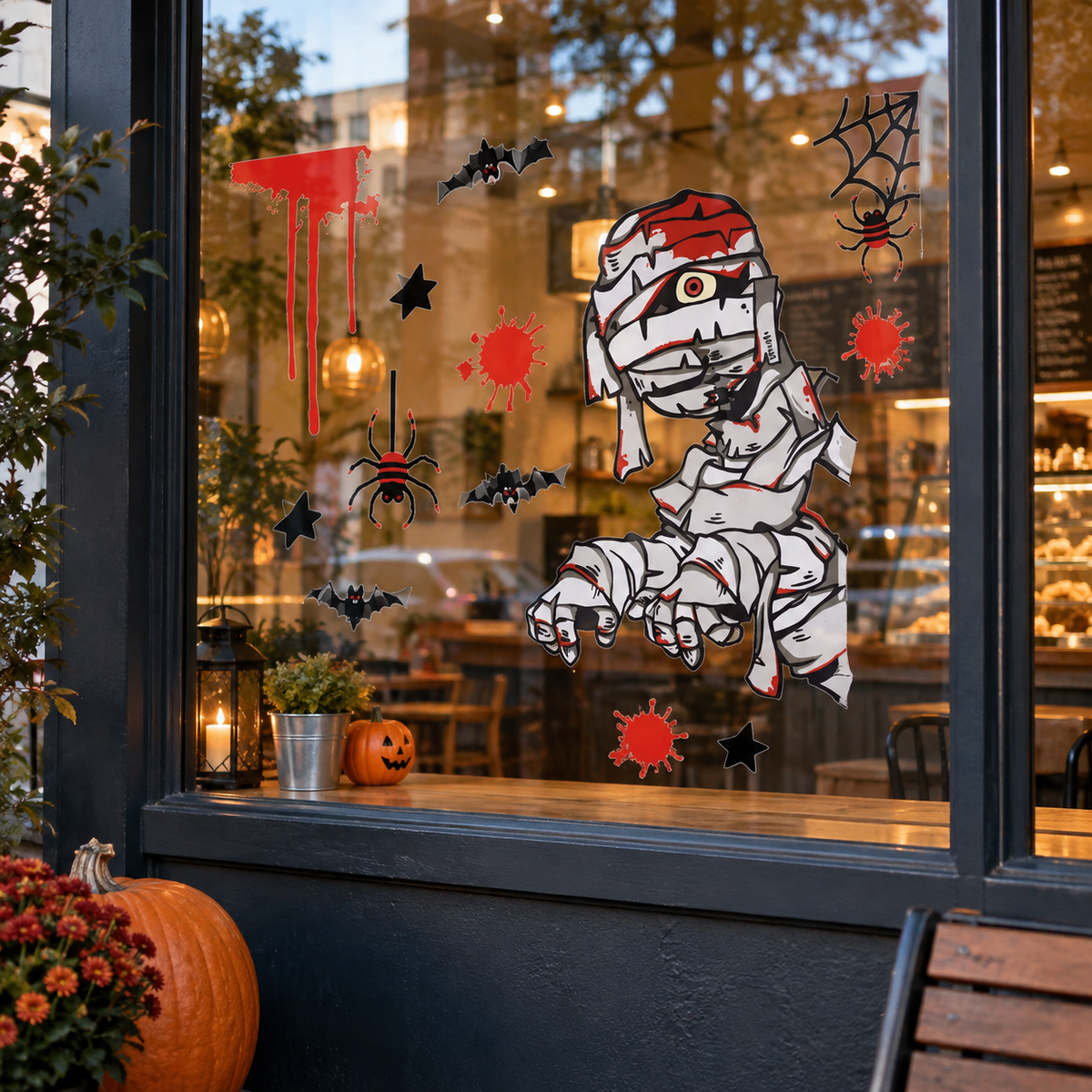 Halloween Static Window Cling Stickers