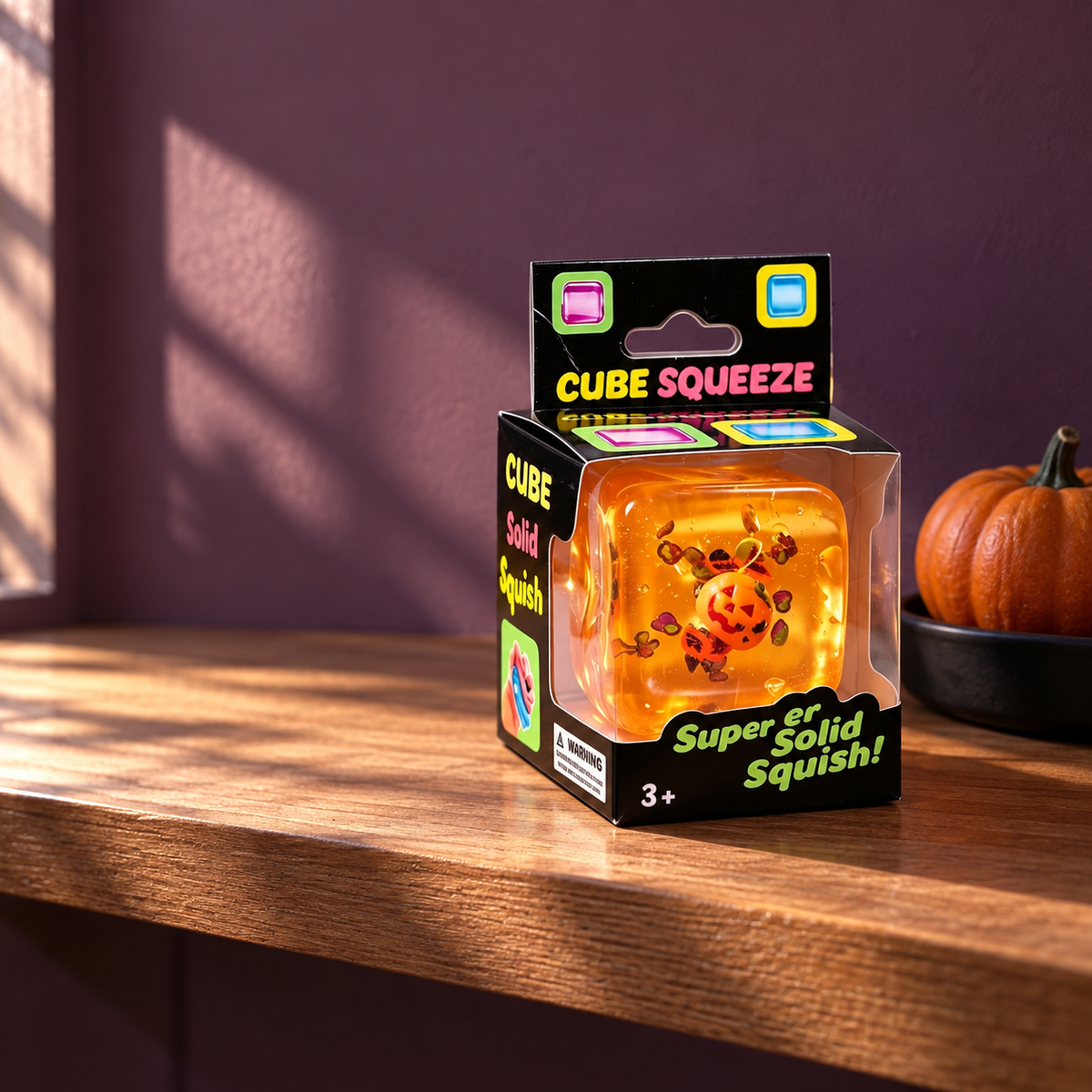 Halloween Cube Squeeze Toy