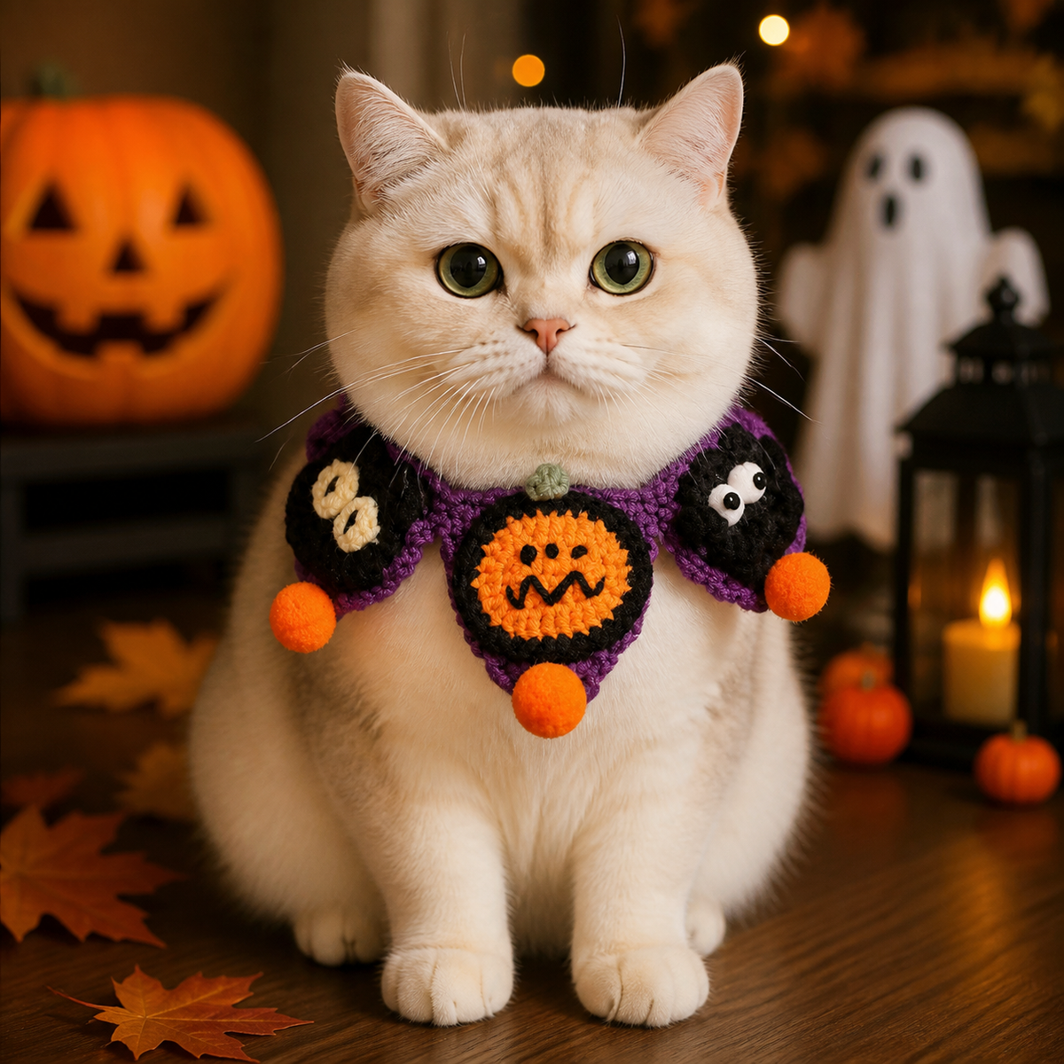 Halloween Pet Costume Collars and Hats