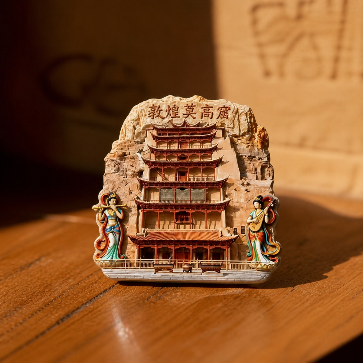 Dunhuang 3D Resin Fridge Magnet