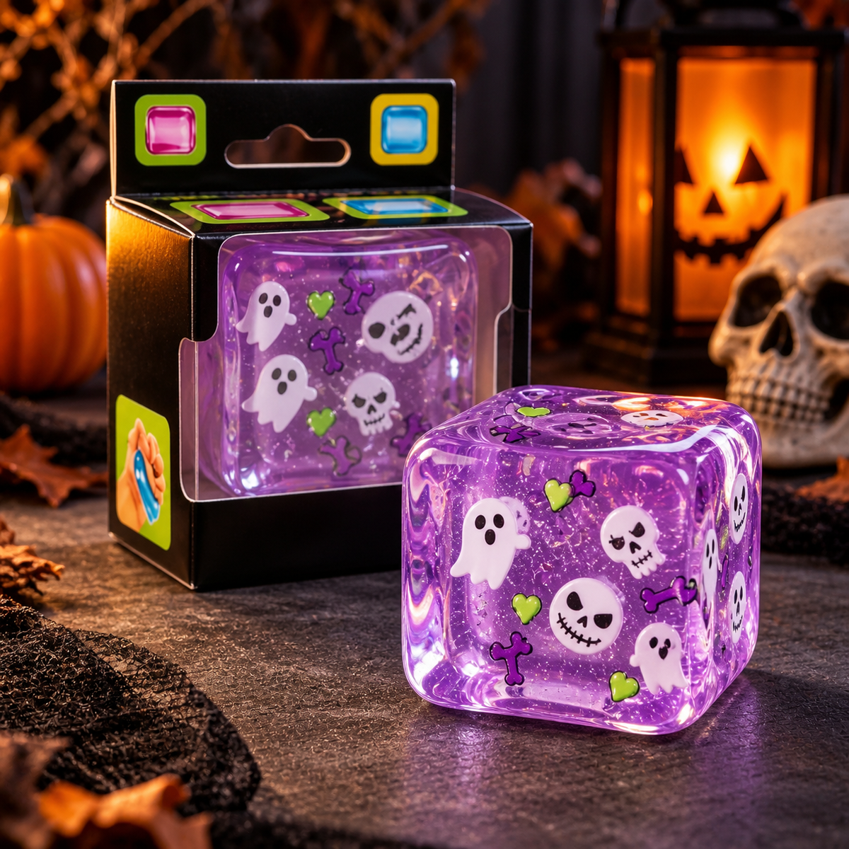Halloween Cube Squeeze Toy