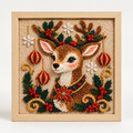 Christmas Punch Needle Craft Kit