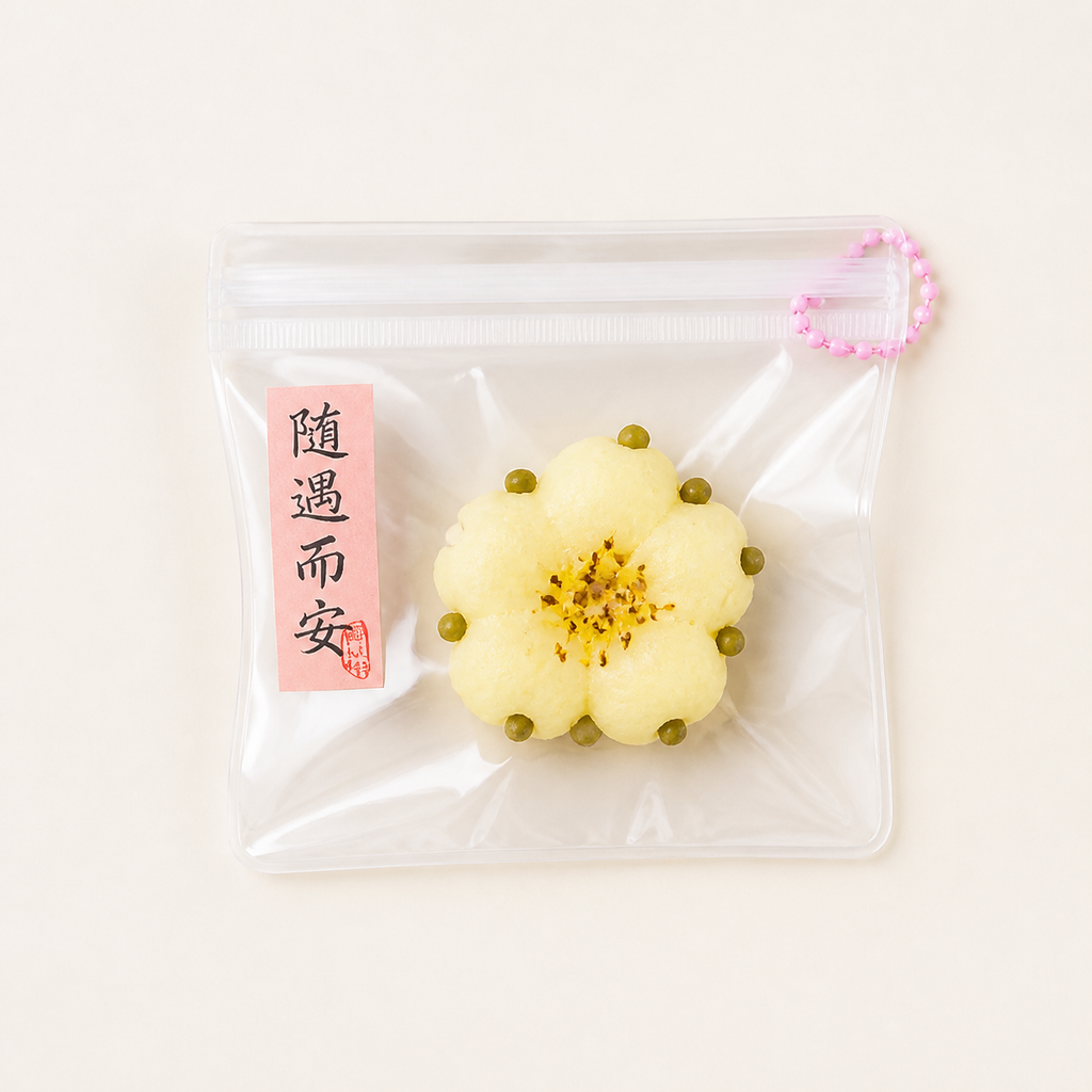 Soft TPR Osmanthus Cake Squeeze Toy