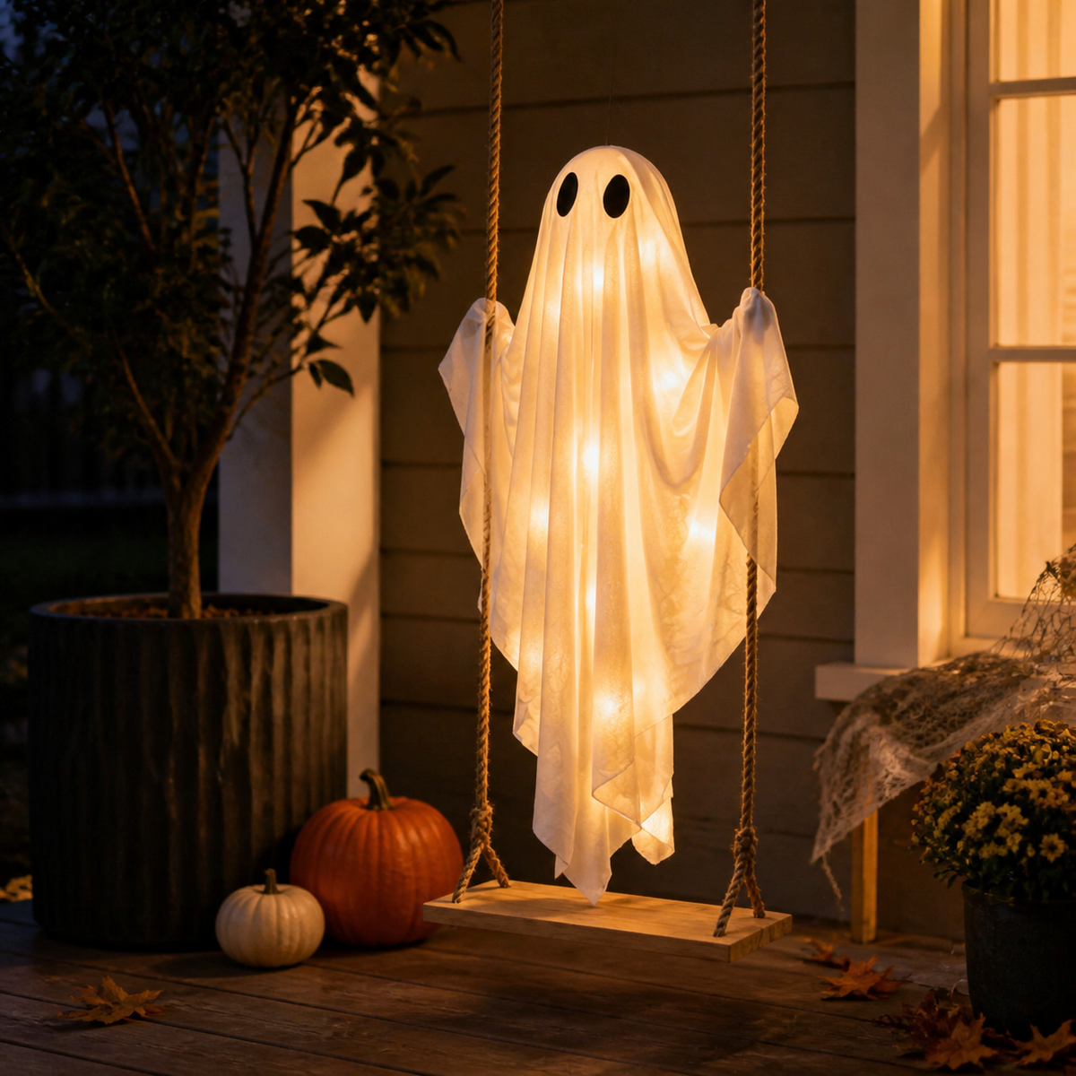 Halloween Ghost Swing Hanging Decoration