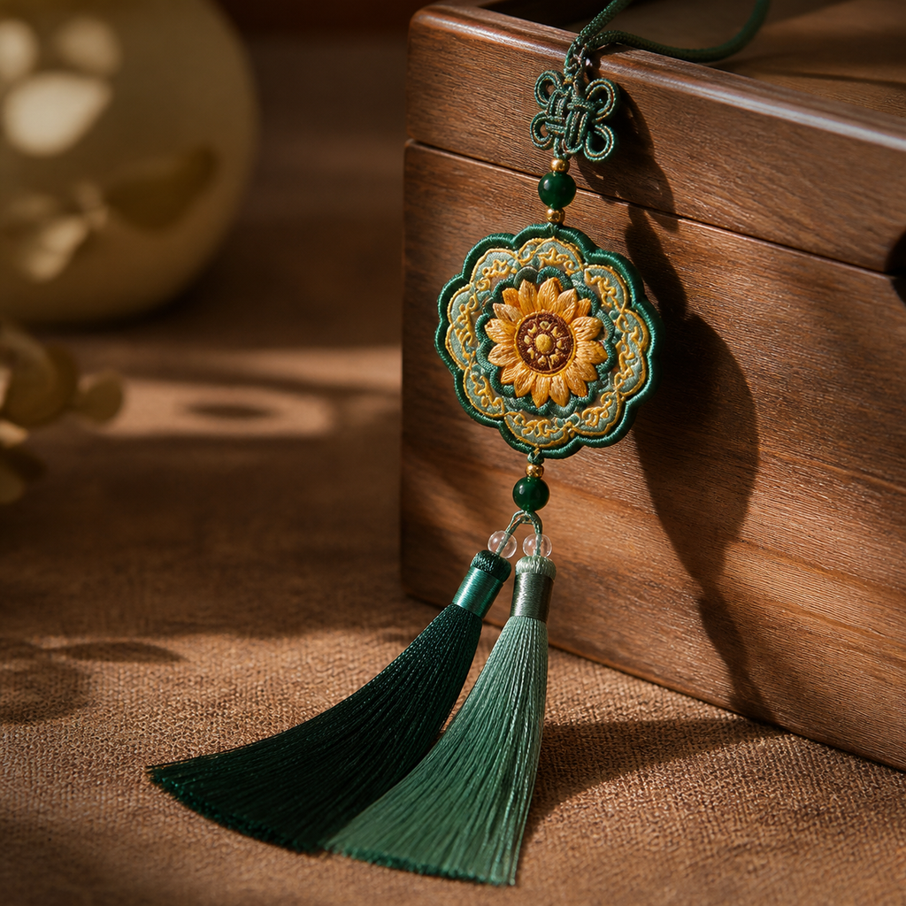 Embroidered Chinese Scented Sachet Hanging Ornament