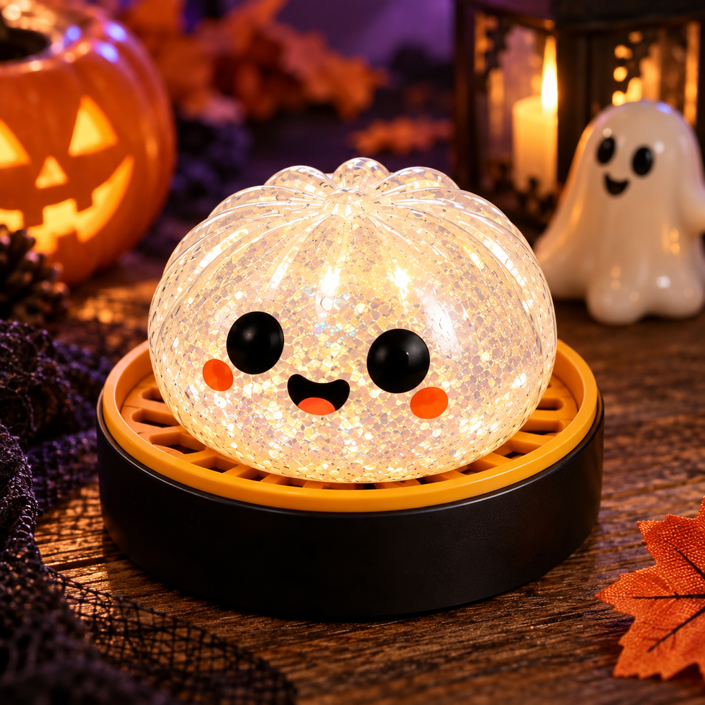 Halloween Dumpling Squeeze Toy with Display Steamer