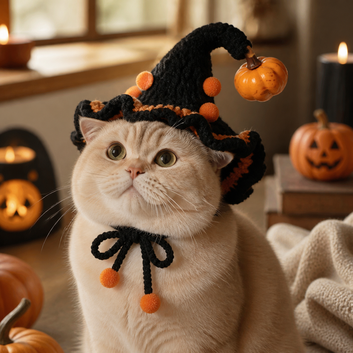 Halloween Pet Costume Collars and Hats