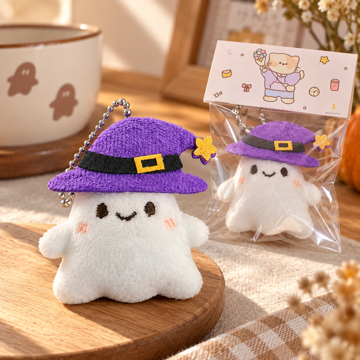 Halloween Plush Keychain Charms