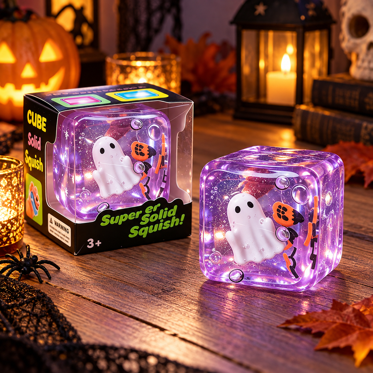 Halloween Cube Squeeze Toy