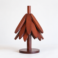 Willow Leaf Tree Trivet Set with Stand