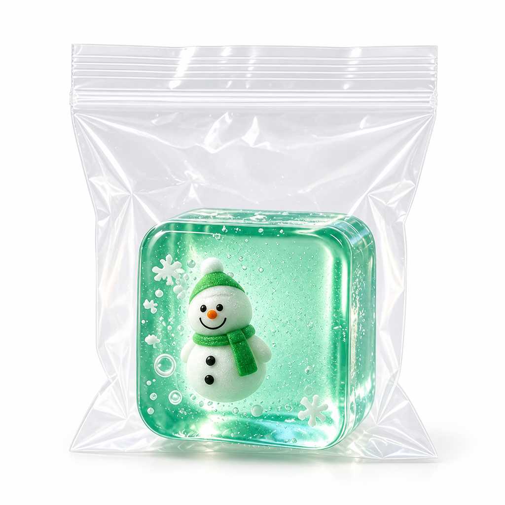 Seasonal Cube Squeeze Toy