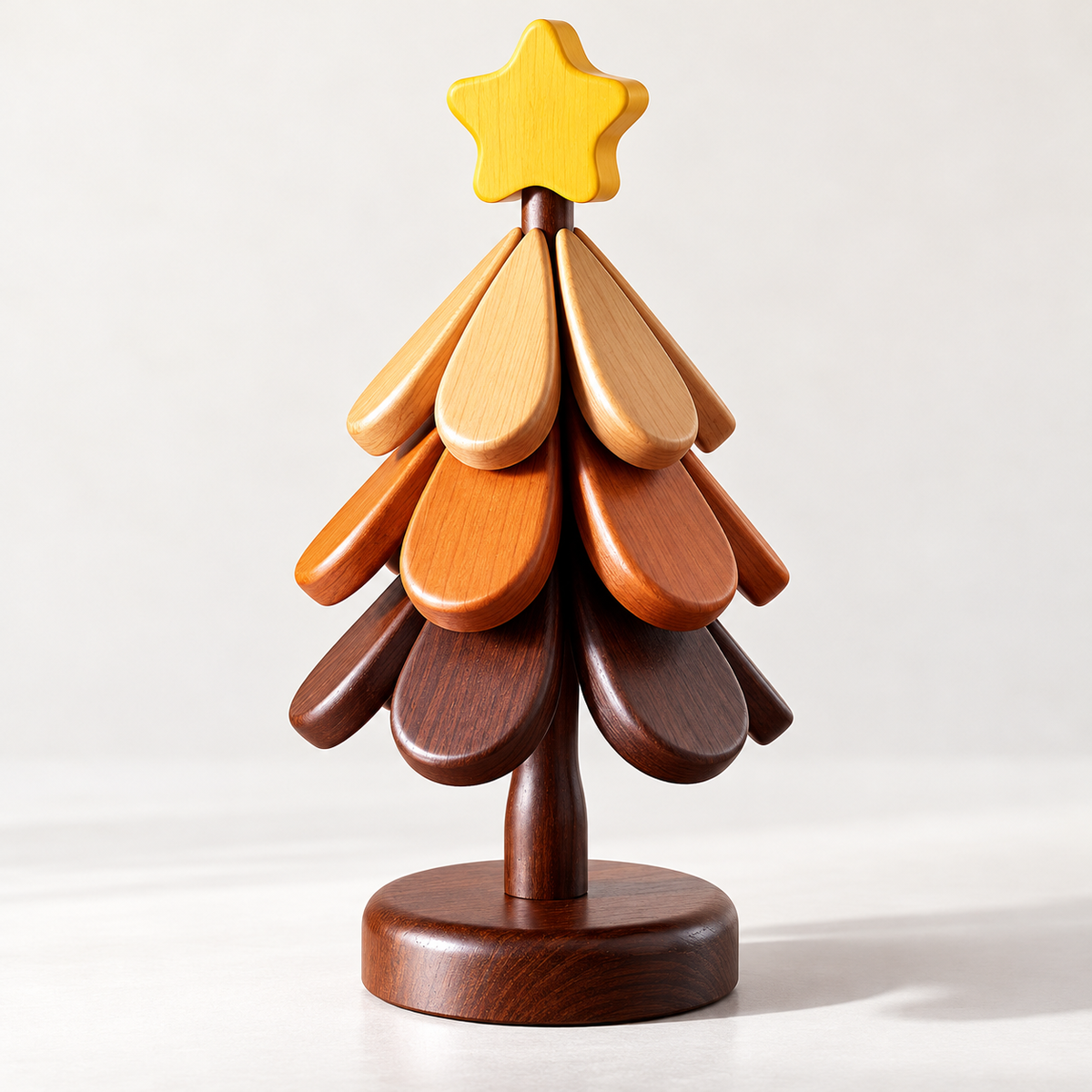 Christmas Tree Trivet Set with Display Stand