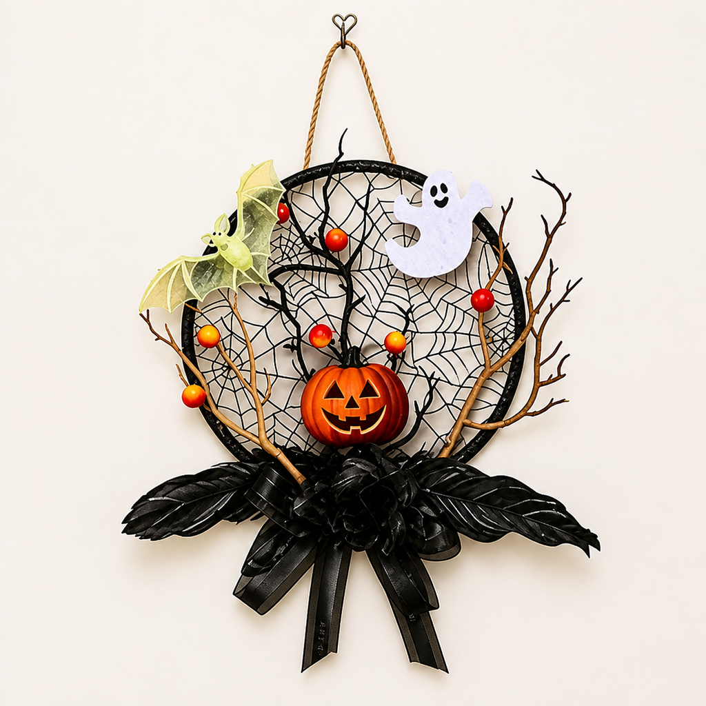 Halloween Gothic Wreath Door Decoration