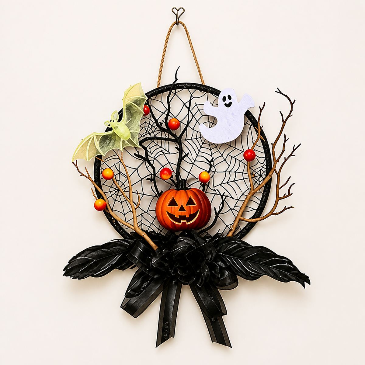 Halloween Gothic Wreath Door Decoration