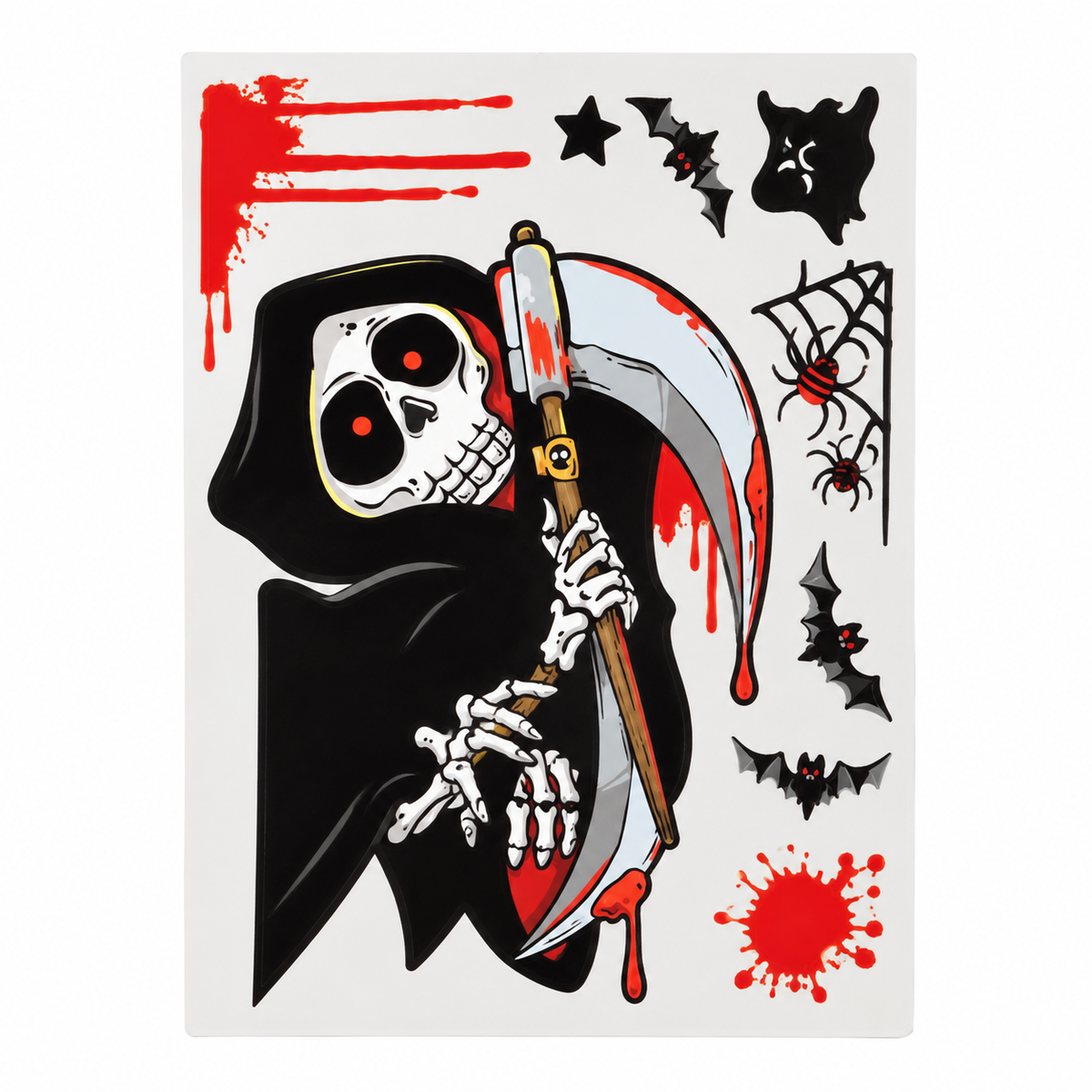 Halloween Static Window Cling Stickers