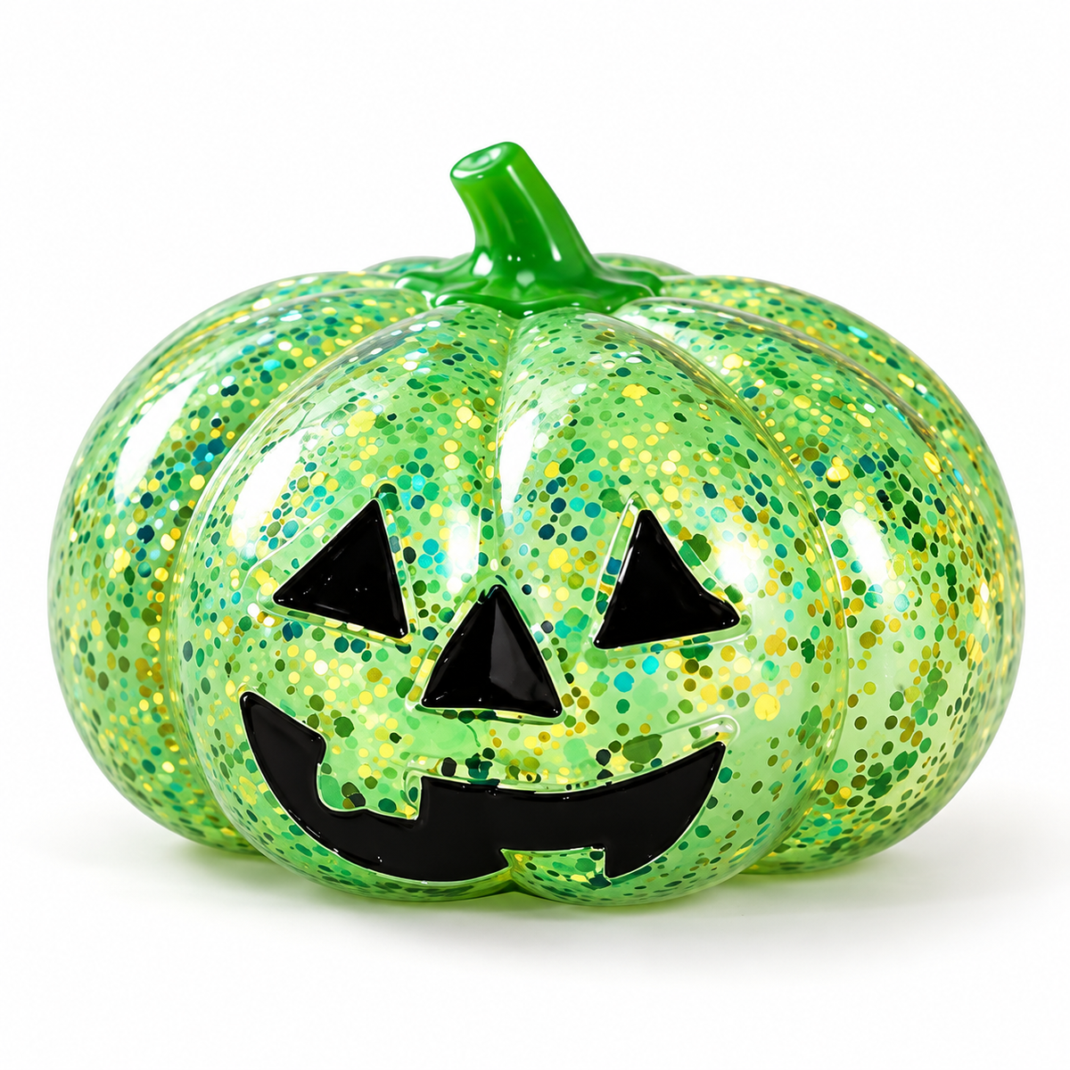 Halloween Ghost & Pumpkin Glitter Squeeze Toy