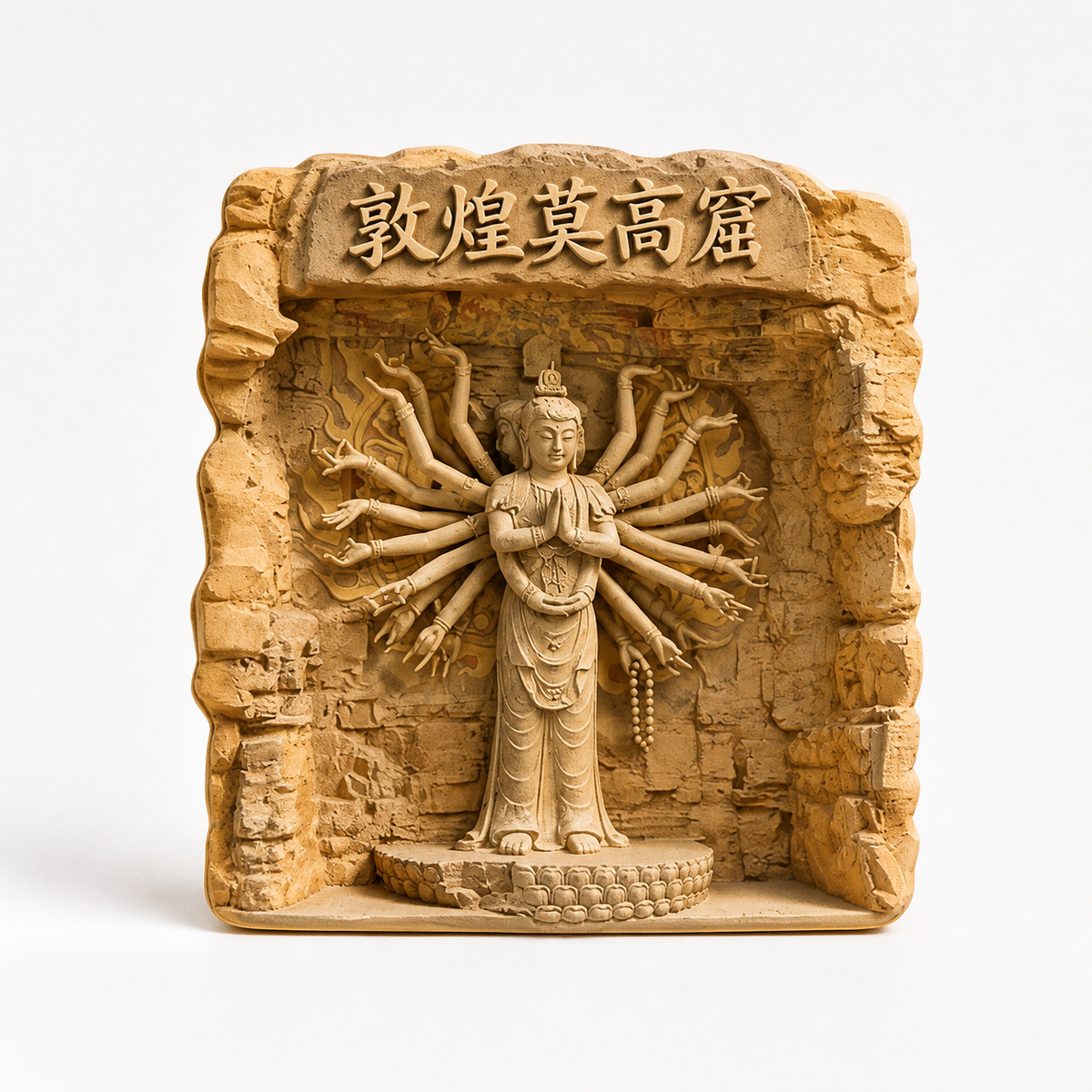 Dunhuang 3D Resin Fridge Magnet